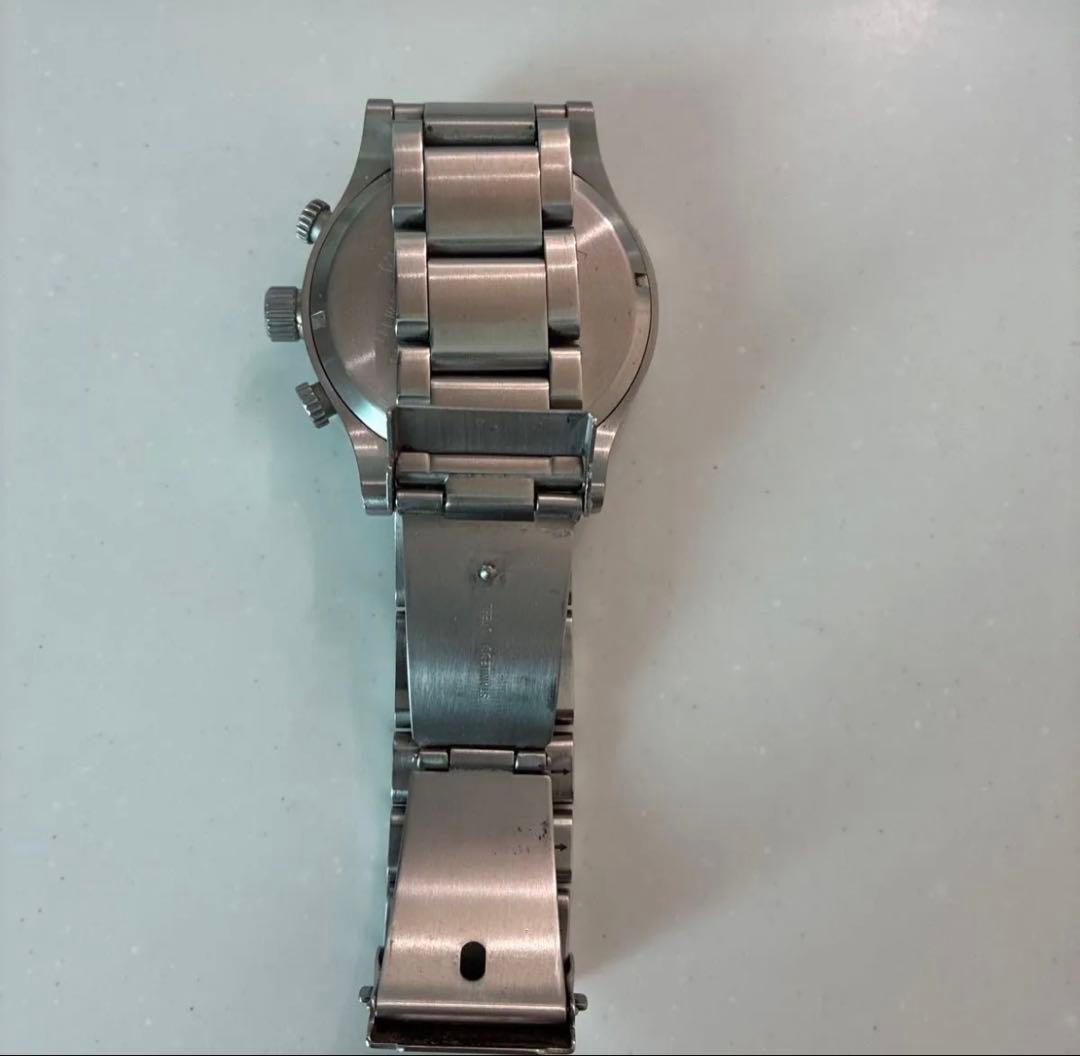 NIXON クロノグラフ 腕時計 シルバー