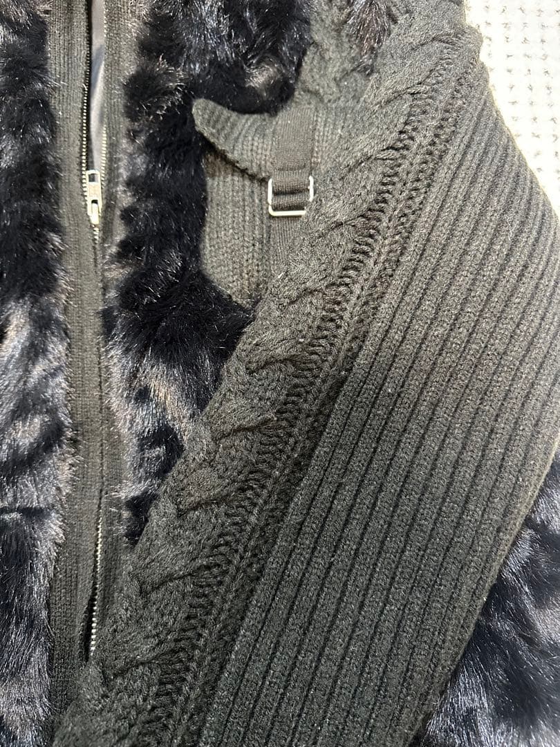 LAGUA GEMケーブルファーニットブルゾン