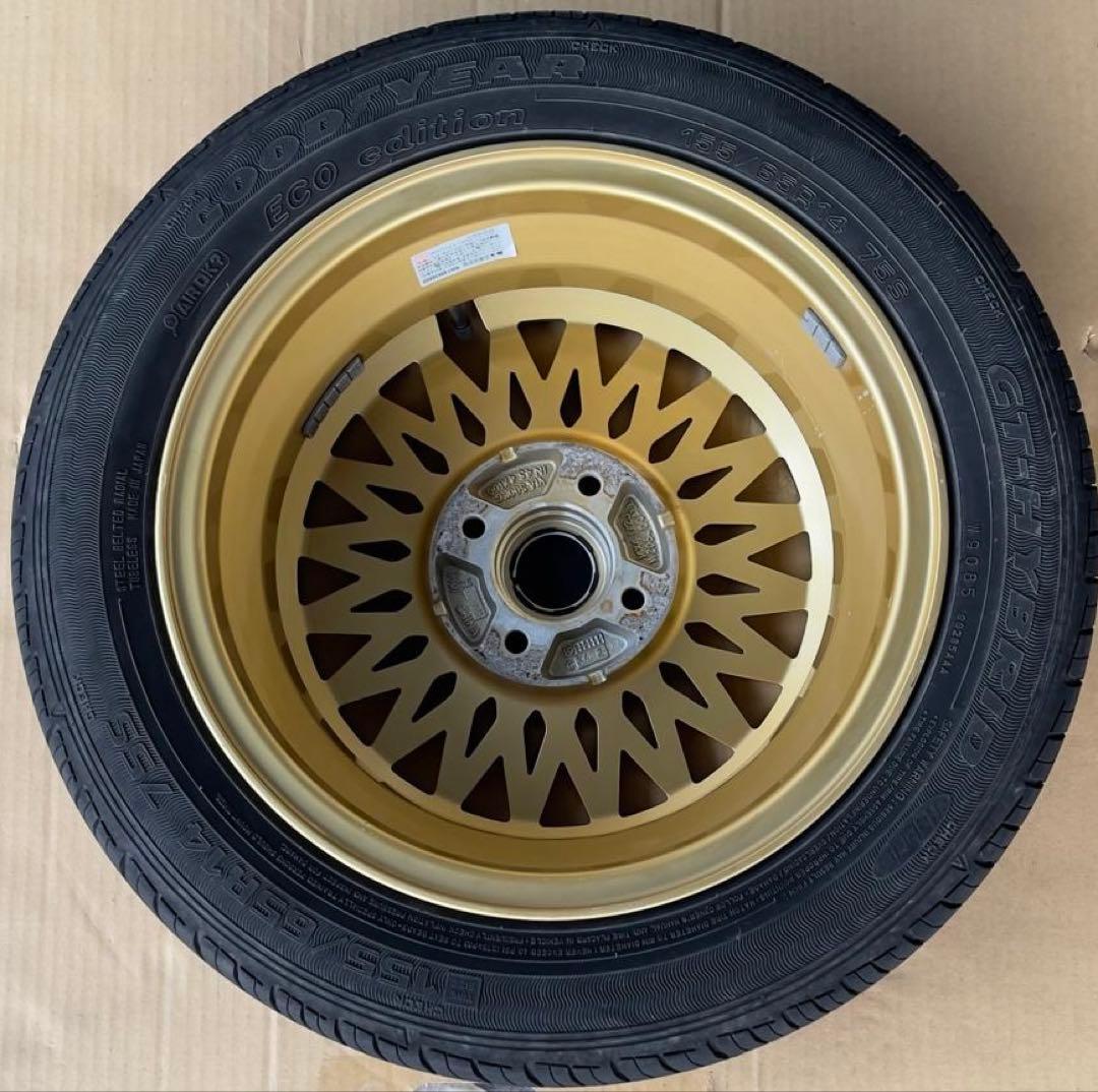 か*う様 中古　FENICE RX3ホイール　ゴールドカラー