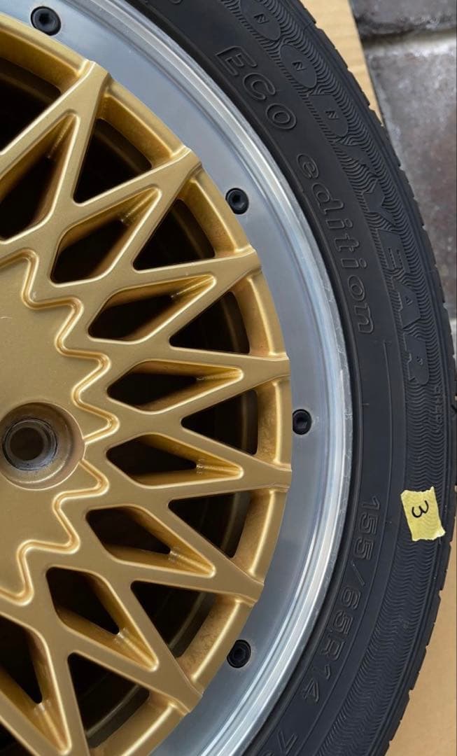 か*う様 中古　FENICE RX3ホイール　ゴールドカラー