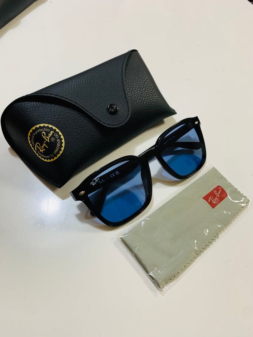 ray-ban レイバン RB4392D ブルーレンズ ライトカラー サングラス