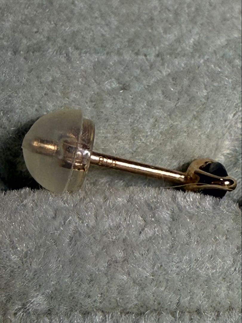 【極美品】BIZOUX ポアーレ K18PGスリランカサファイアピアス両耳保証書