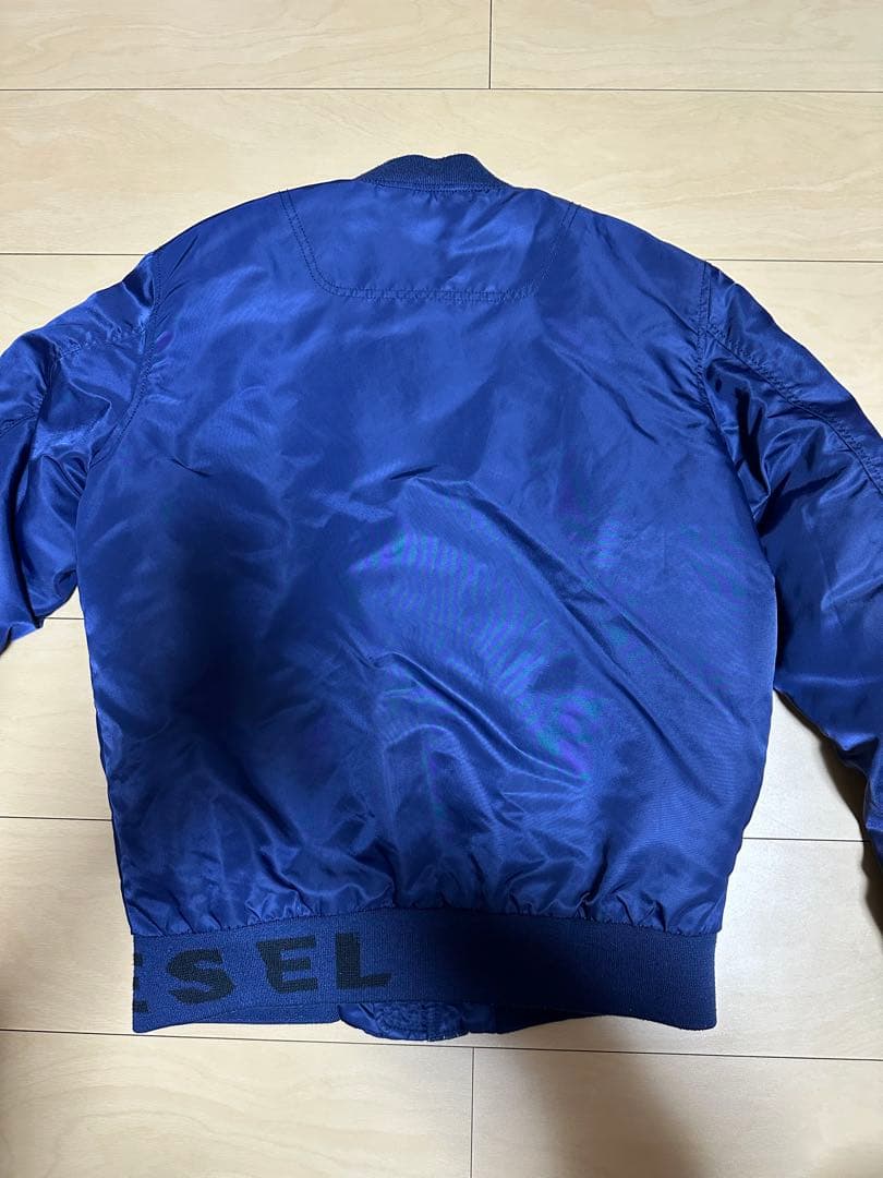 DIESEL ディーゼル MA-1 中綿ジャケット ネイビー S