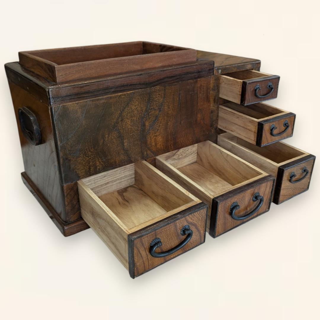 アンティーク 長火鉢　小物入れ