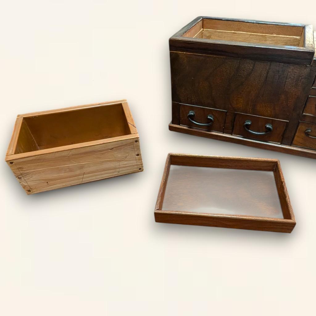 アンティーク 長火鉢　小物入れ