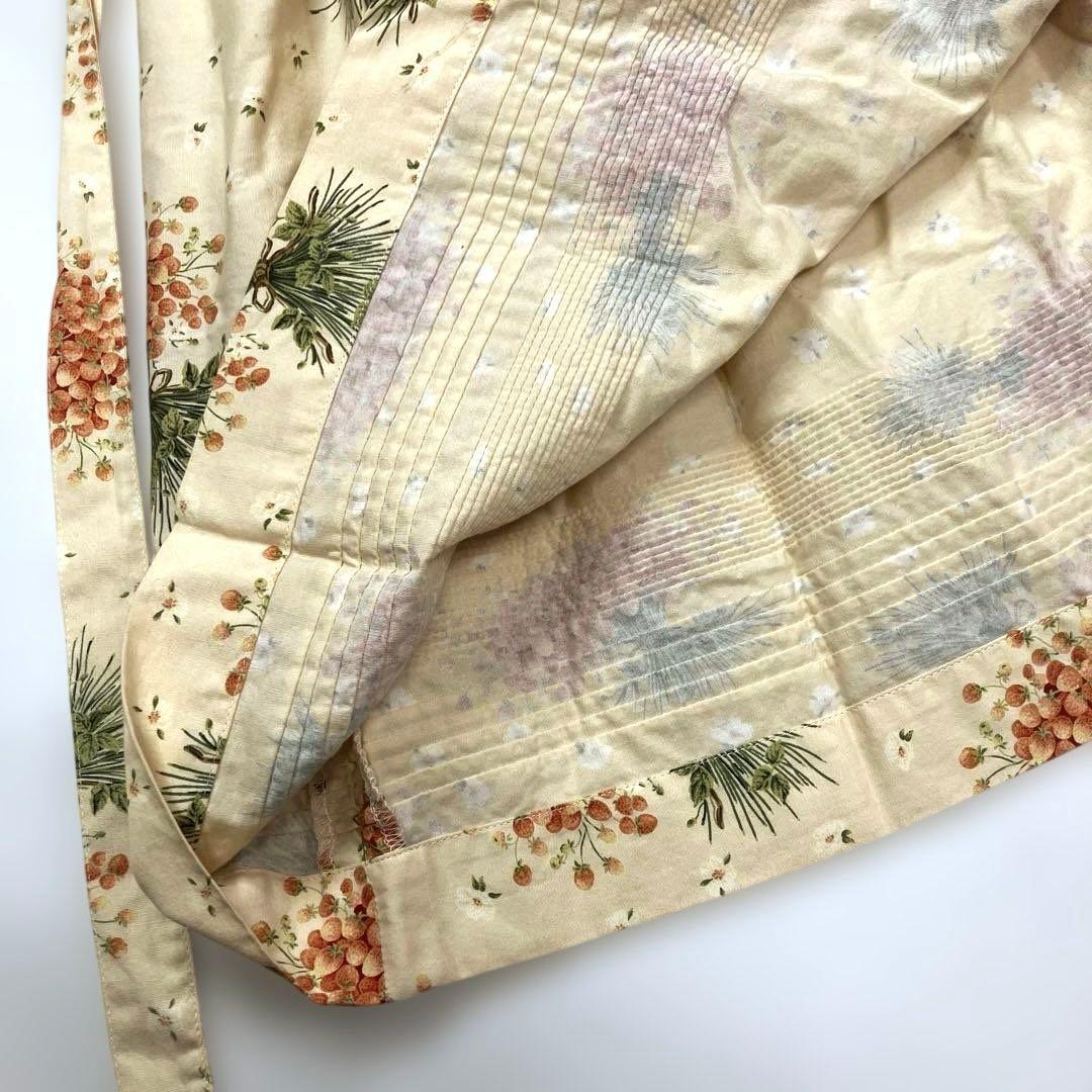 ピンクハウス 生成 いちごブーケ柄 ジャンパースカート