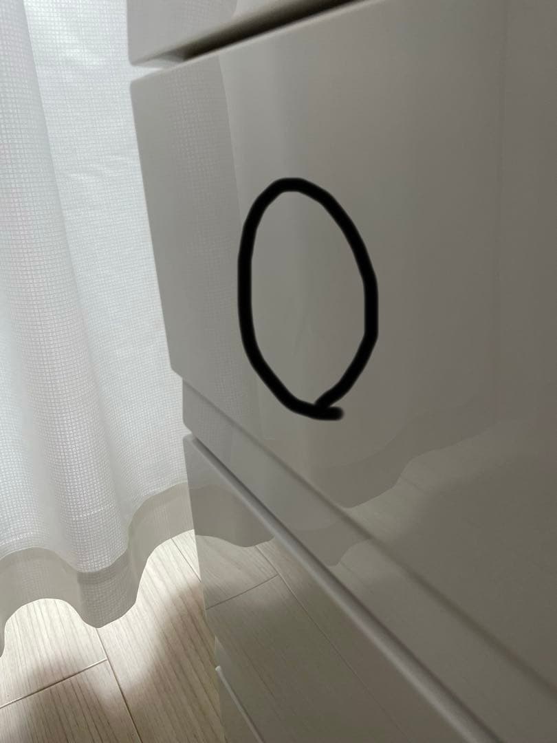 【送料込み】フィッツプレミアム ホワイト 幅75㎝ 4段 チェスト