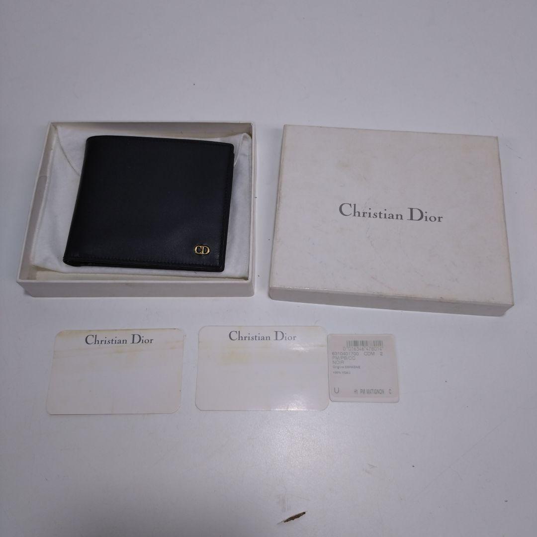Christian Dior/ディオール　二つ折り財布　未使用　長期保管品