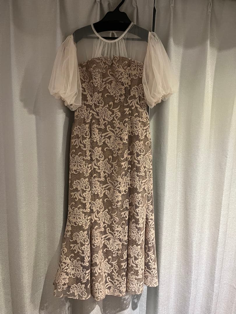 LAGUNAMOON ラグナムーン ドレス　フラワージャガードレースワンピース