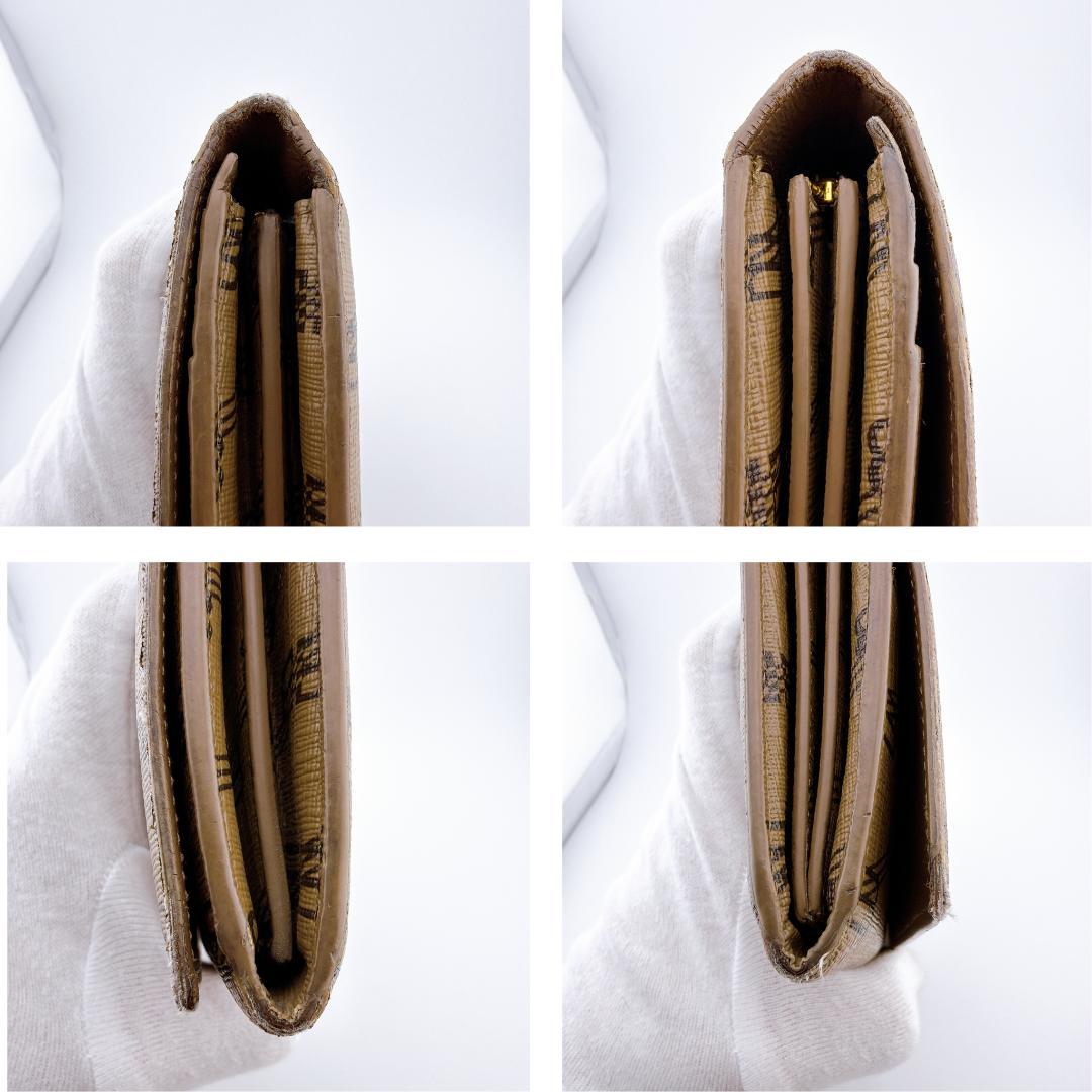 バレンシアガ BBモノグラム CASH フラップ 長財布 ウォレット650874