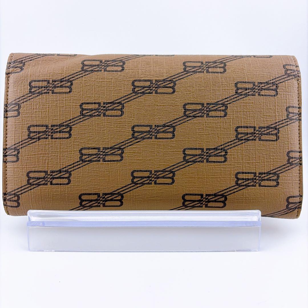 バレンシアガ BBモノグラム CASH フラップ 長財布 ウォレット650874