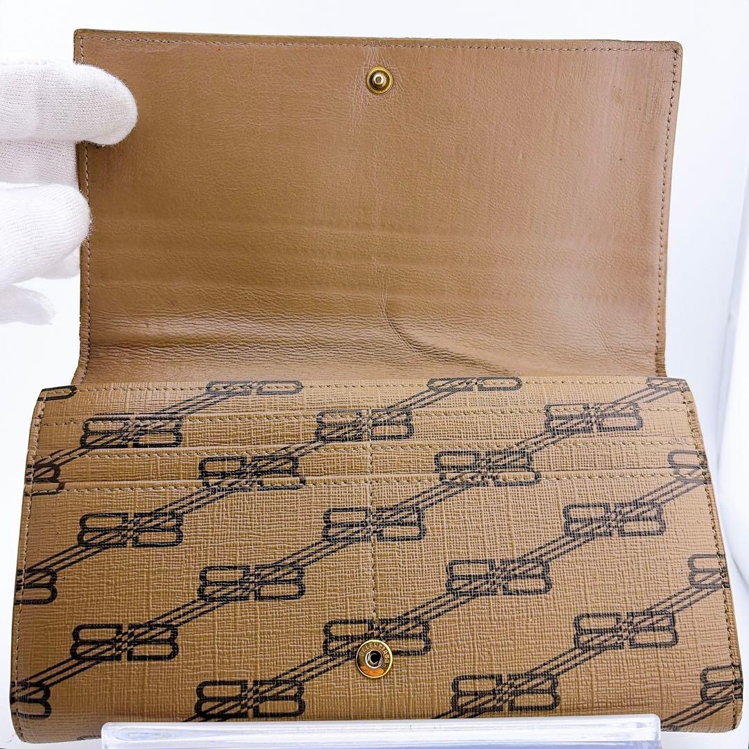 バレンシアガ BBモノグラム CASH フラップ 長財布 ウォレット650874