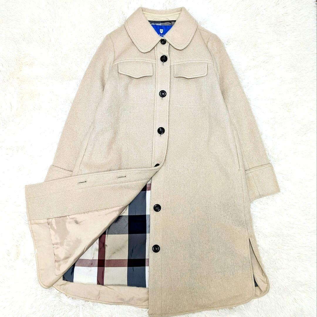 近年 極美品✨ブルーレーベルクレストブリッジ ループカットシャギーコート 38