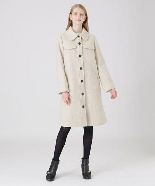 近年 極美品✨ブルーレーベルクレストブリッジ ループカットシャギーコート 38