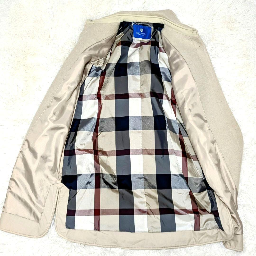 近年 極美品✨ブルーレーベルクレストブリッジ ループカットシャギーコート 38