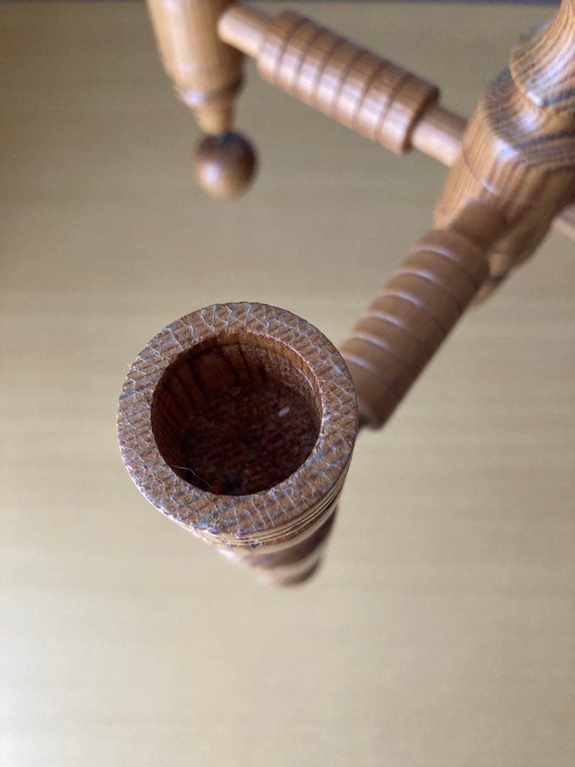 スウェーデン製　木製キャンドルホルダー　吊り下げ式　ヴィンテージ