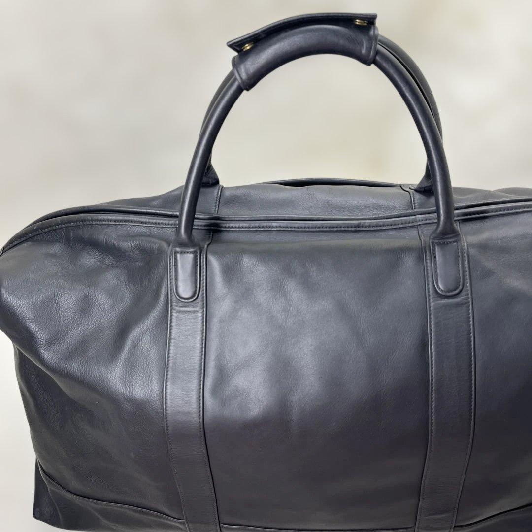 極美品 COACH オールドコーチ 大容量ボストンバッグ USA製 0506 黒