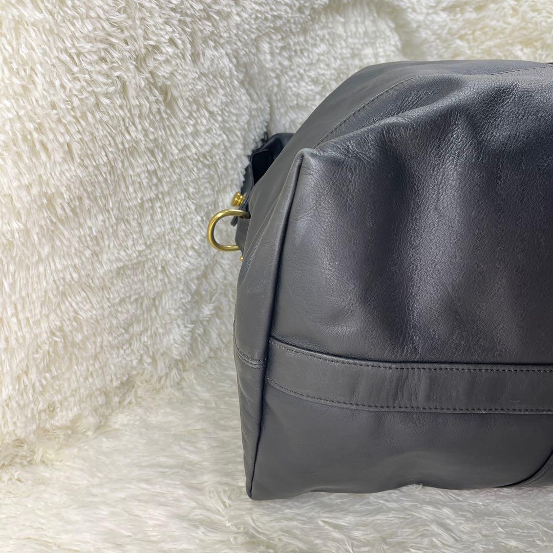 極美品 COACH オールドコーチ 大容量ボストンバッグ USA製 0506 黒