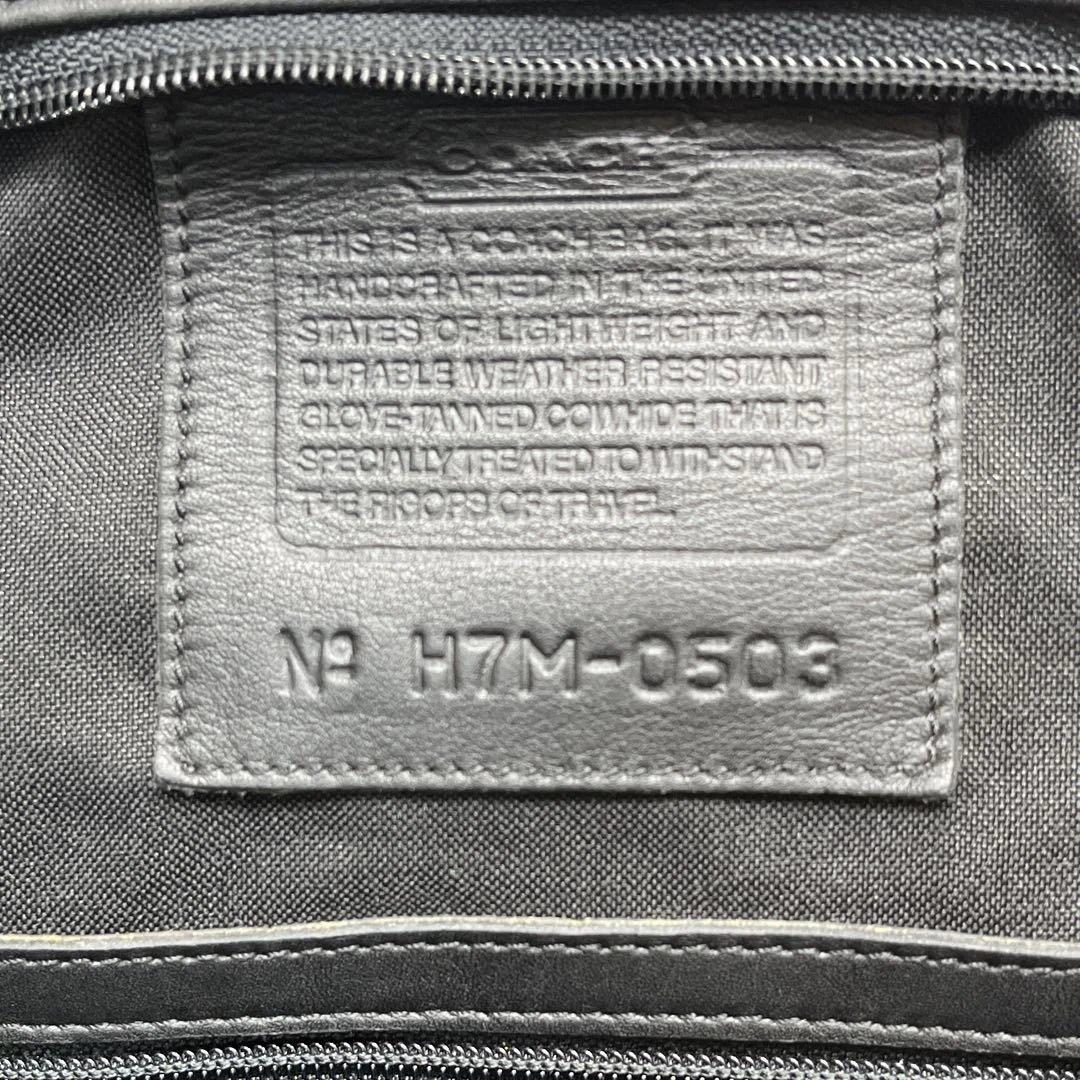 極美品 COACH オールドコーチ 大容量ボストンバッグ USA製 0506 黒