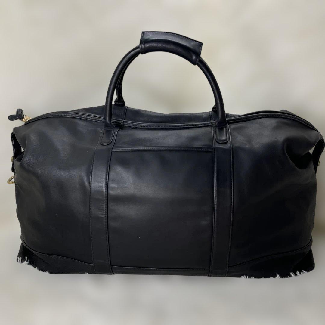 極美品 COACH オールドコーチ 大容量ボストンバッグ USA製 0506 黒
