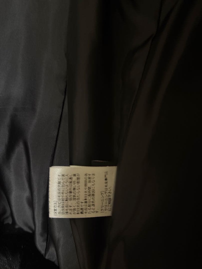 新品同様sagafursサガファー フォックス　ファー　ウールカシミヤ　ポンチョ