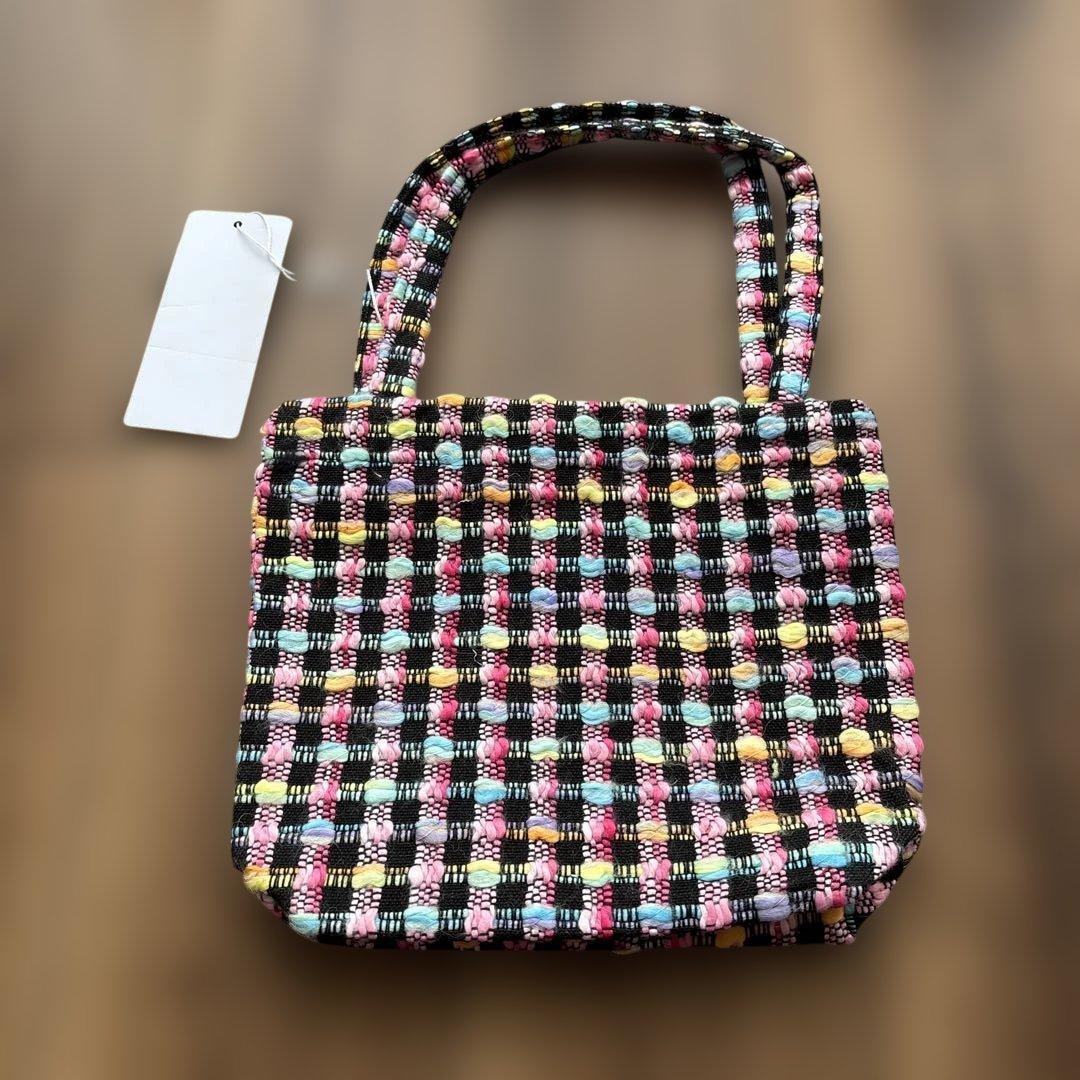 CHANELツイードトートバッグ