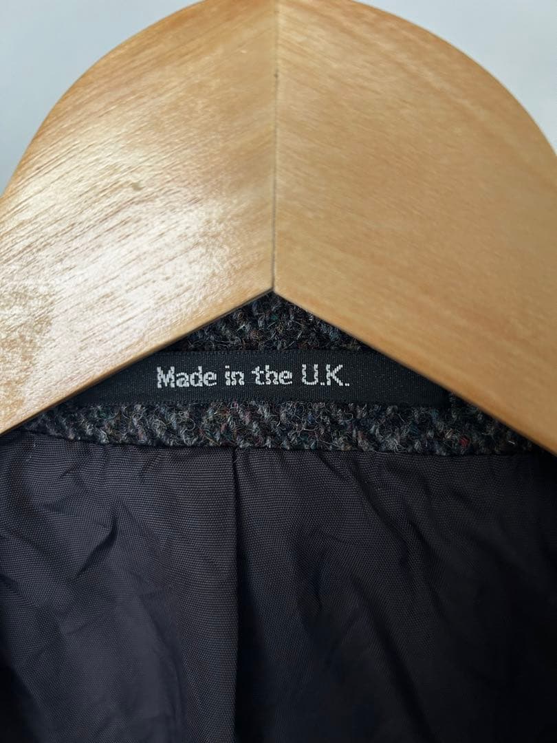 Harris Tweed テーラードジャケット　ウールジャケット　U.K.製