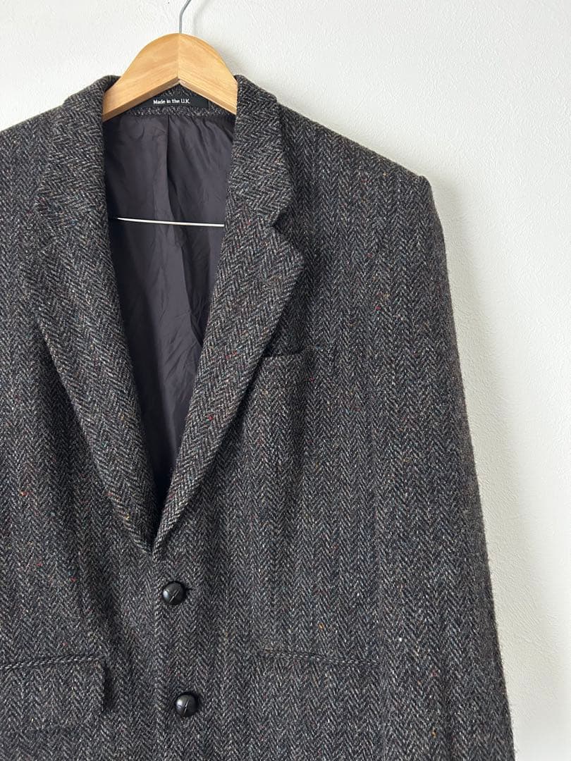 Harris Tweed テーラードジャケット　ウールジャケット　U.K.製