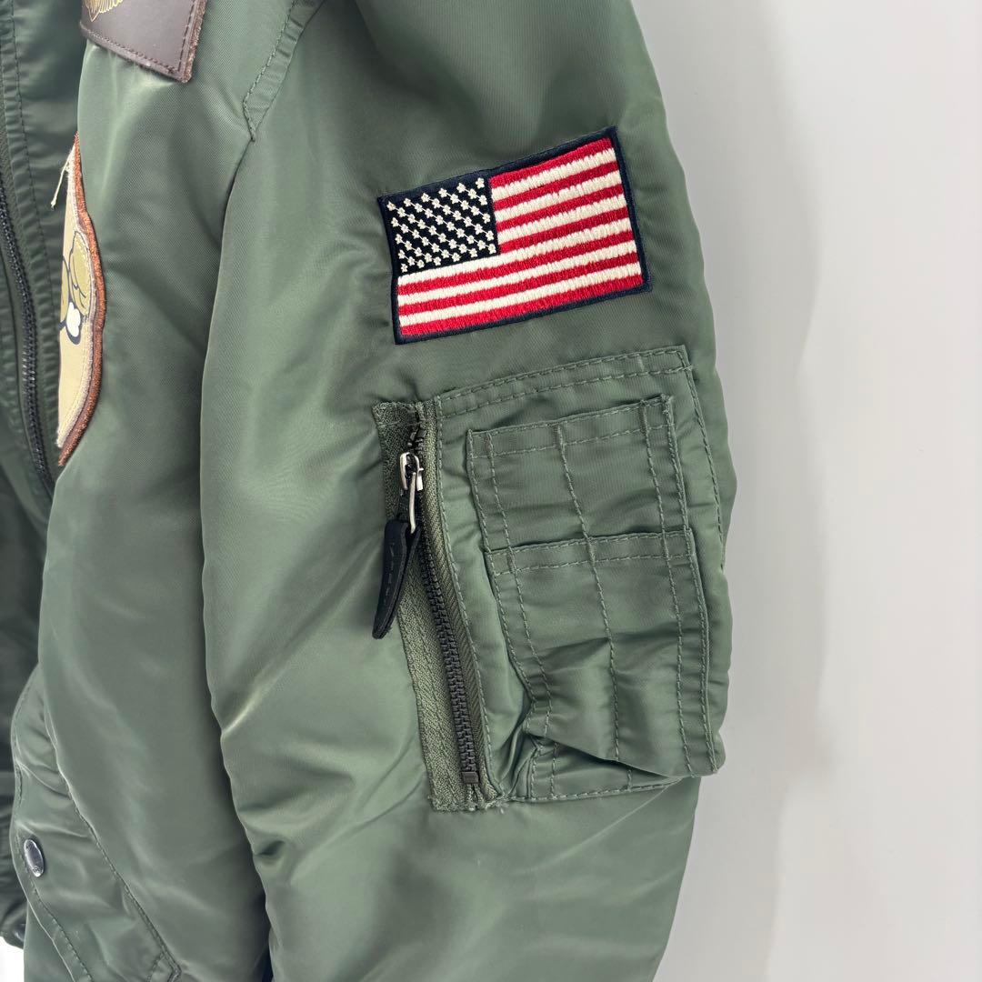 ［希少］ AVIREX MA-1 L2-B フライトジャケット　刺繍 ワッペン