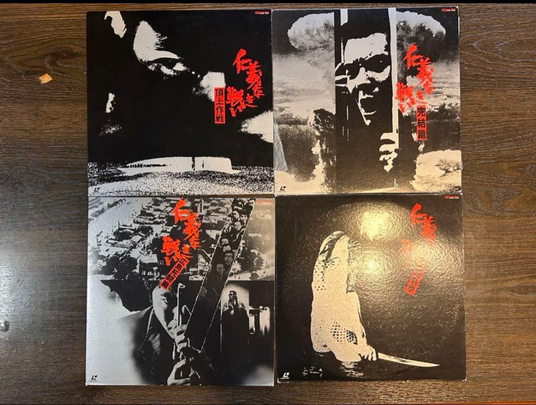 レーザーディスク　007シリーズ、闘魂メモリアル、仁義なき戦い、松田聖子等