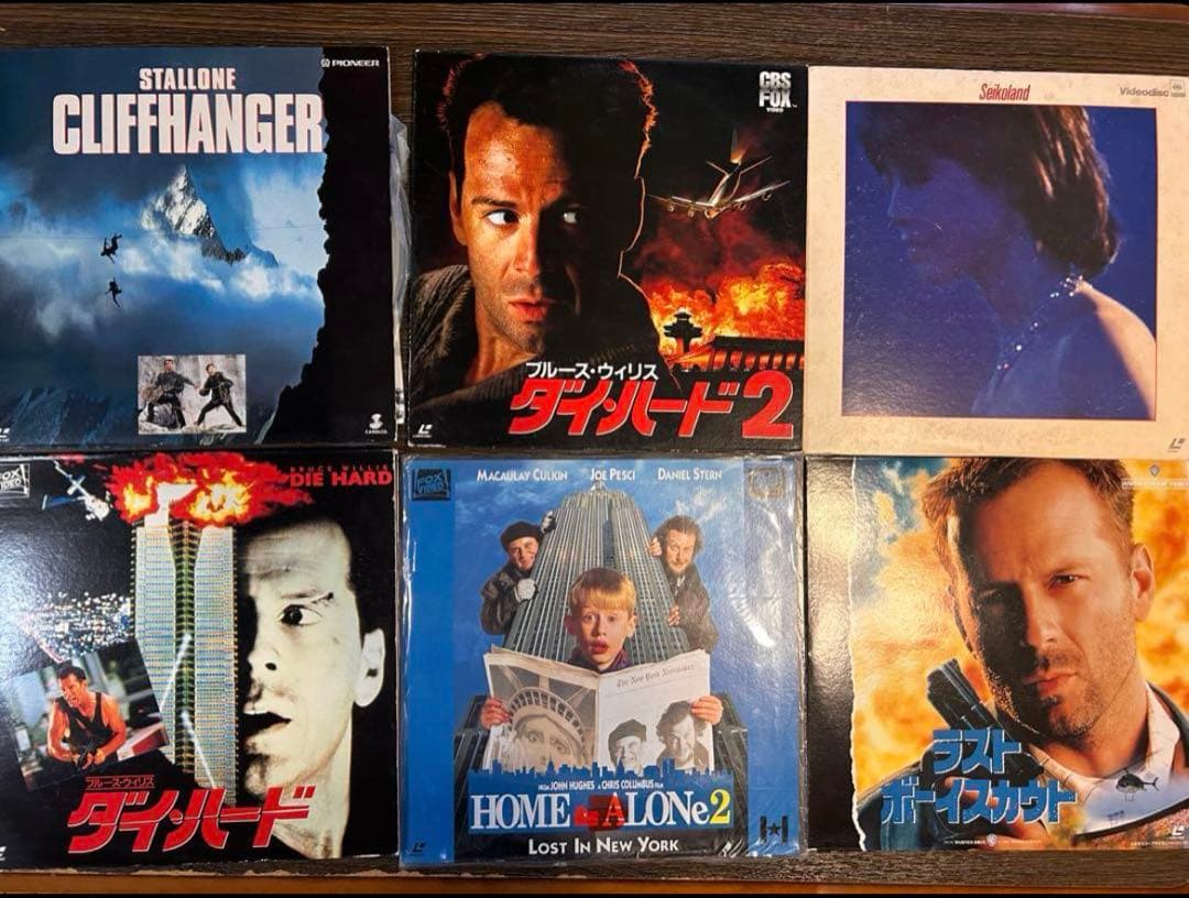 レーザーディスク　007シリーズ、闘魂メモリアル、仁義なき戦い、松田聖子等