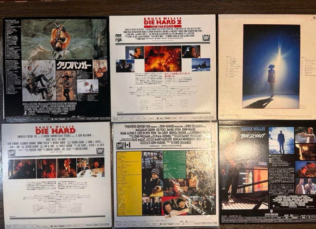 レーザーディスク　007シリーズ、闘魂メモリアル、仁義なき戦い、松田聖子等