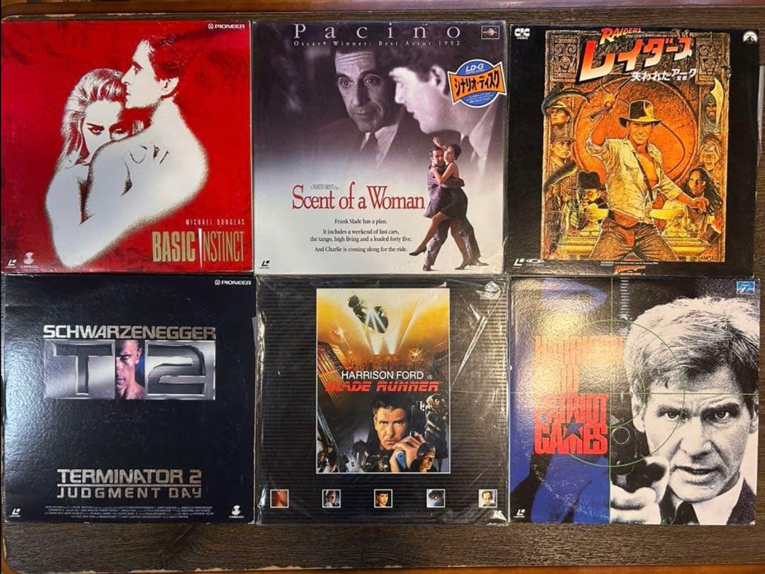 レーザーディスク　007シリーズ、闘魂メモリアル、仁義なき戦い、松田聖子等