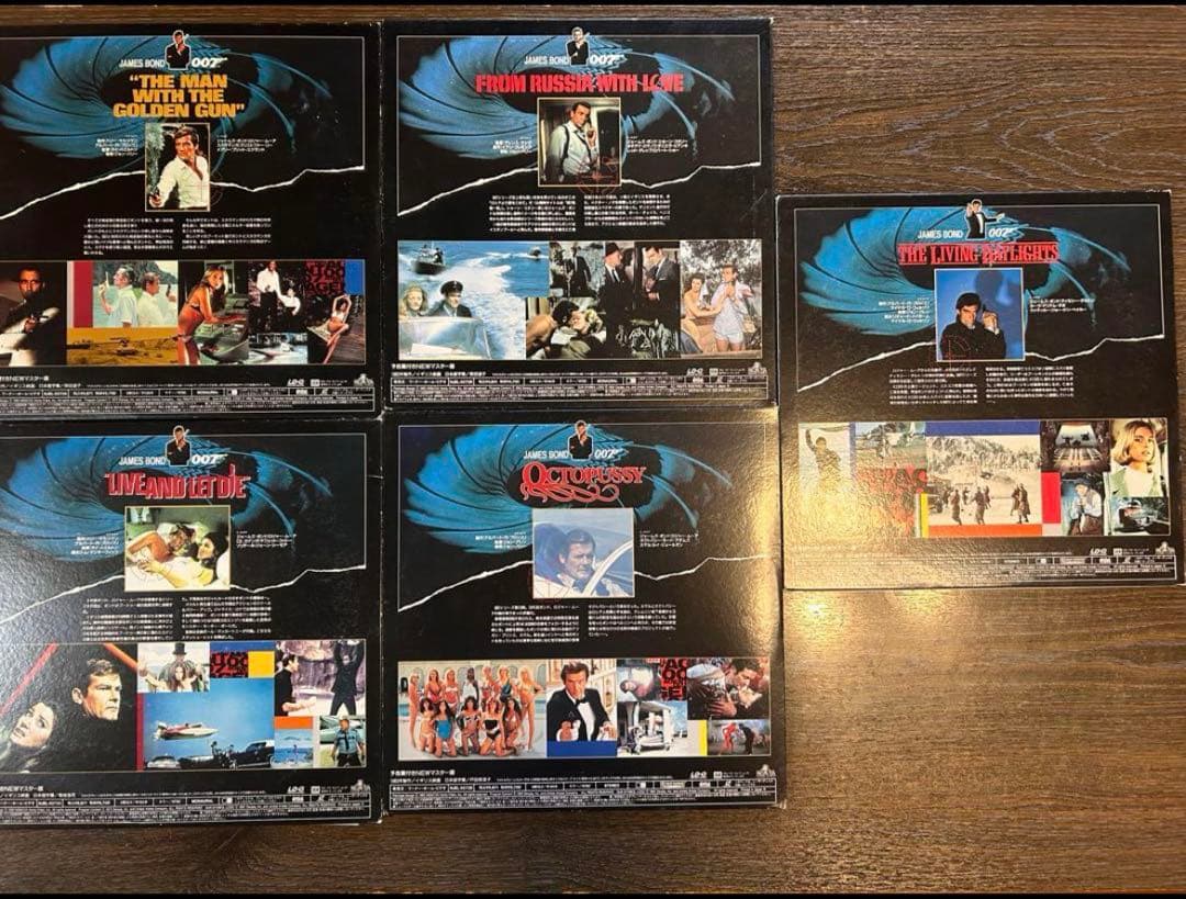レーザーディスク　007シリーズ、闘魂メモリアル、仁義なき戦い、松田聖子等