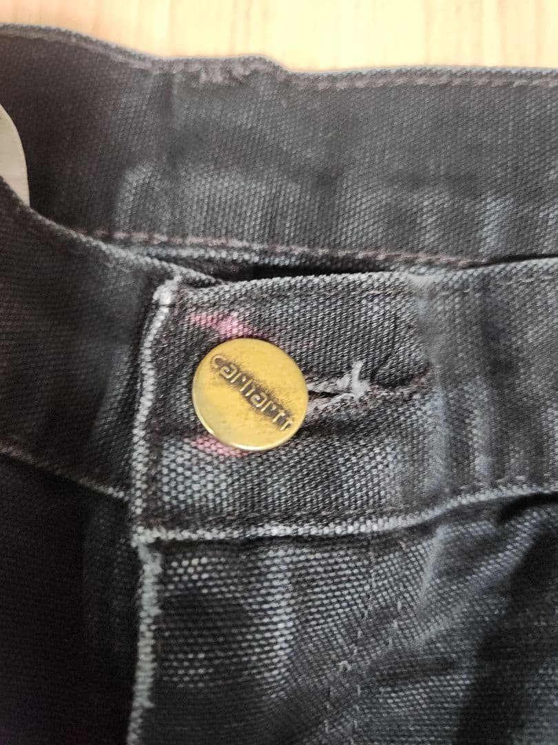 Carhartt ダブルニーペインターパンツ ブラック 30×30