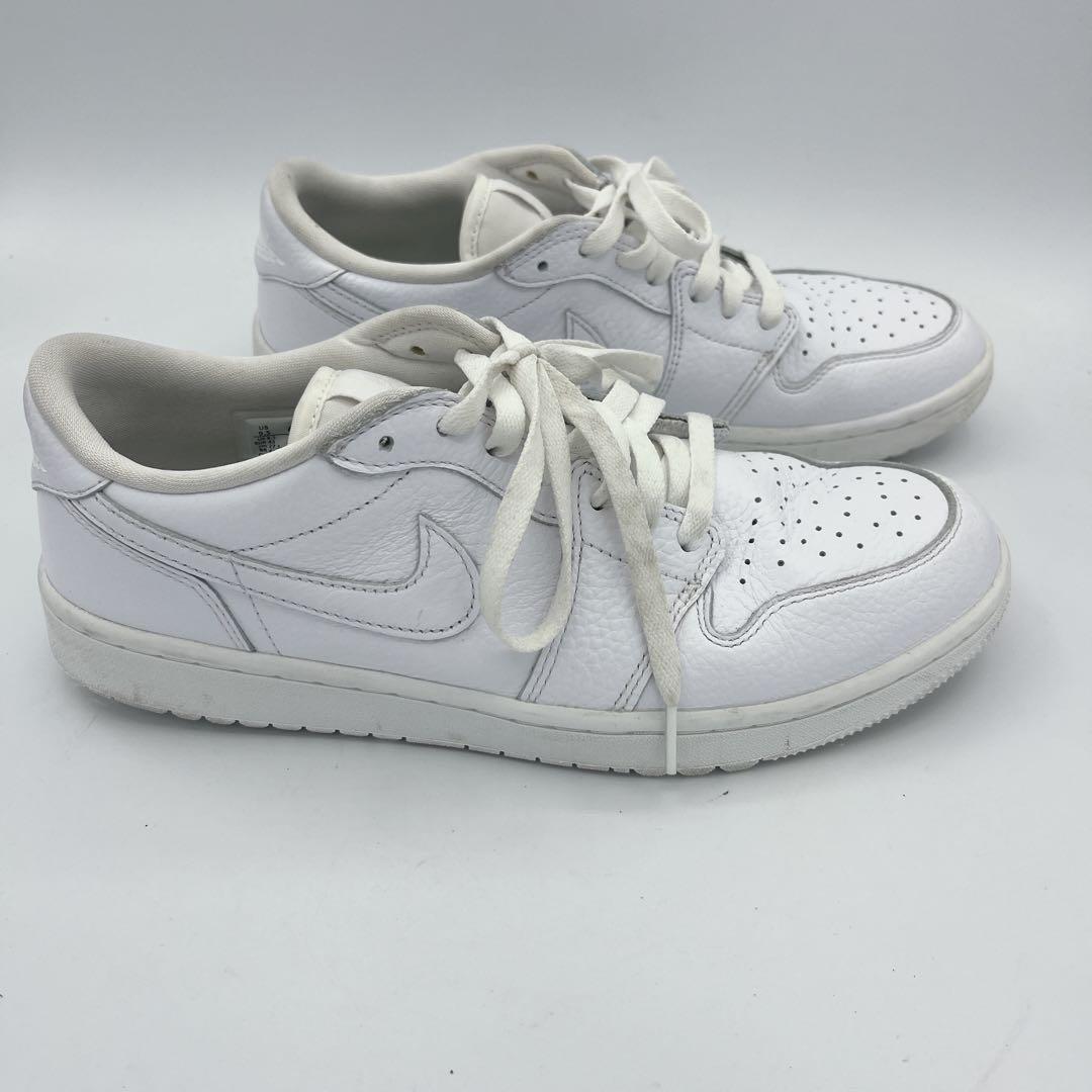 NIKE ナイキ エアジョーダン1ローゴルフ ホワイト27.5cm