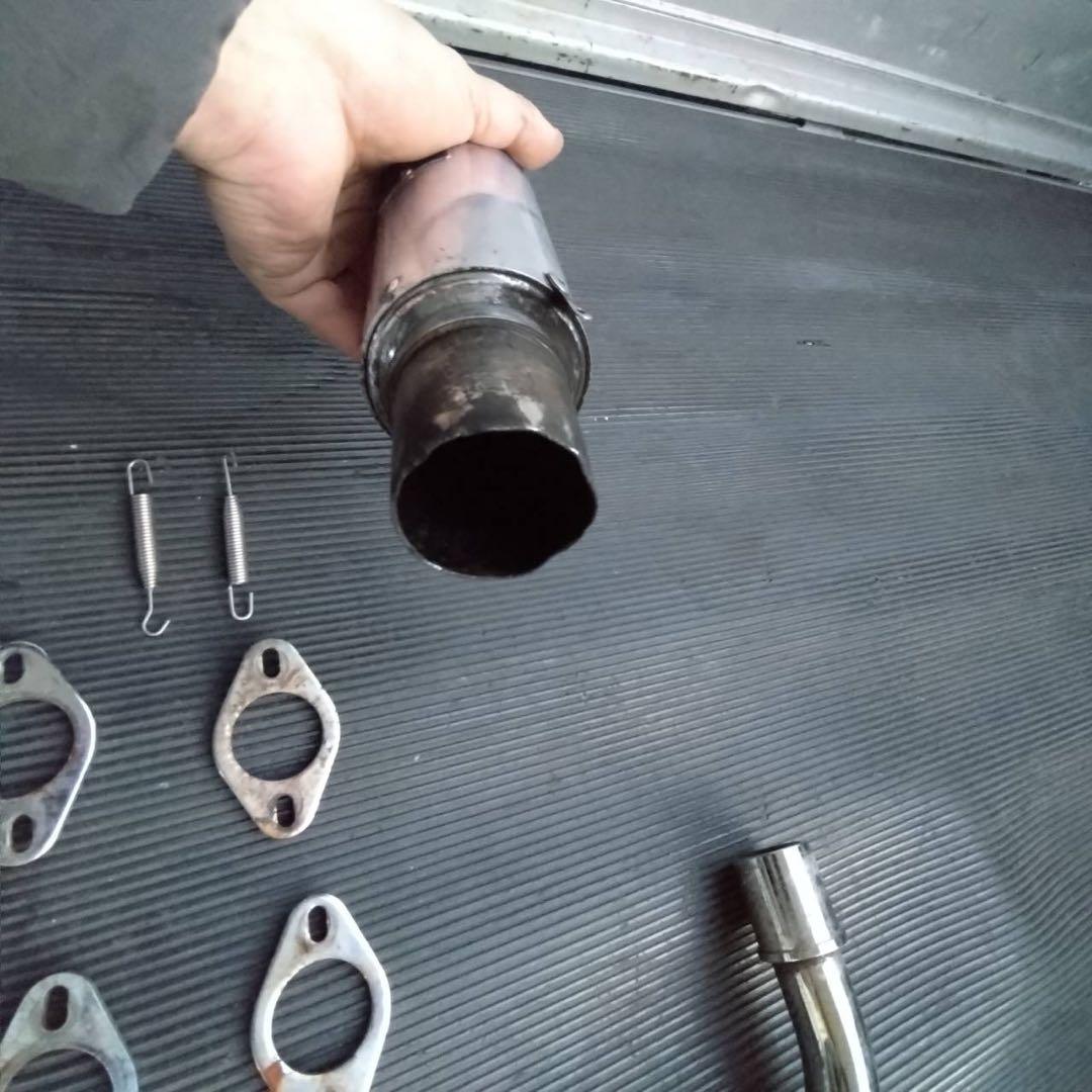 PRETTY RACINGゼファー400/χガニマタブレット管メッキ５４パイ