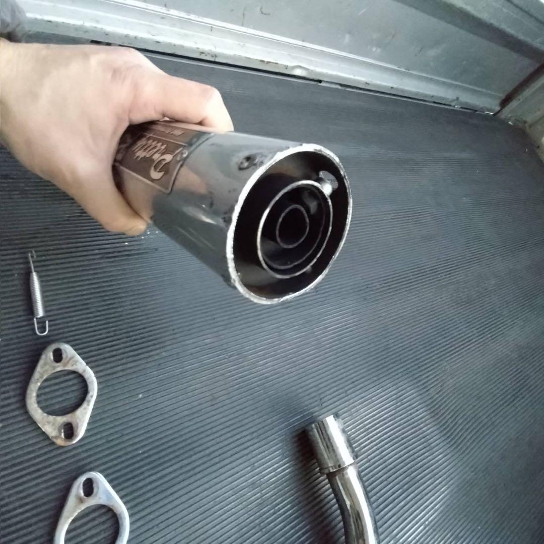 PRETTY RACINGゼファー400/χガニマタブレット管メッキ５４パイ