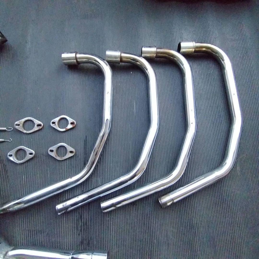 PRETTY RACINGゼファー400/χガニマタブレット管メッキ５４パイ