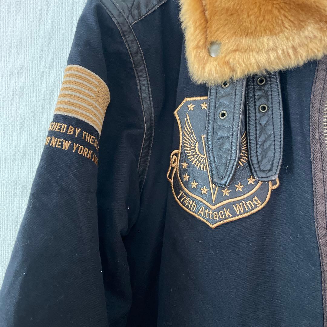 中古品　AVIREX フライトジャケット U.S. AIR FORCE