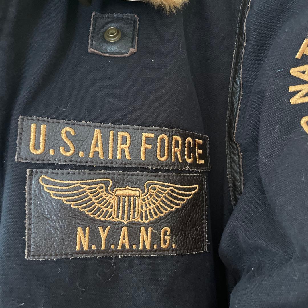 中古品　AVIREX フライトジャケット U.S. AIR FORCE