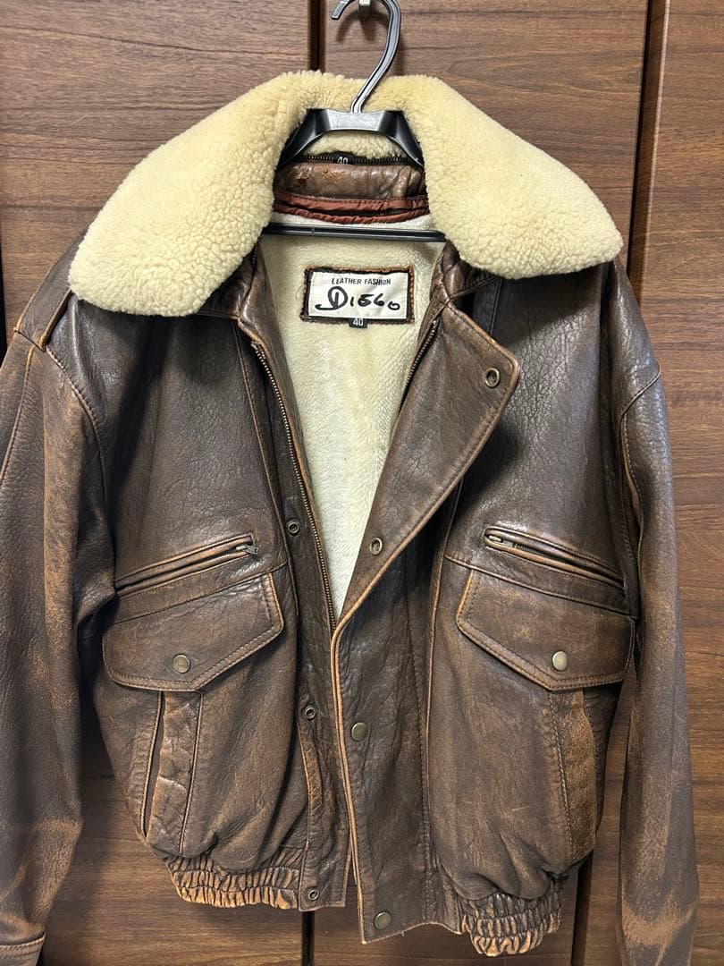 【Vintage】ヴィンテージ G1 A2 レザー フライト ジャケット 40