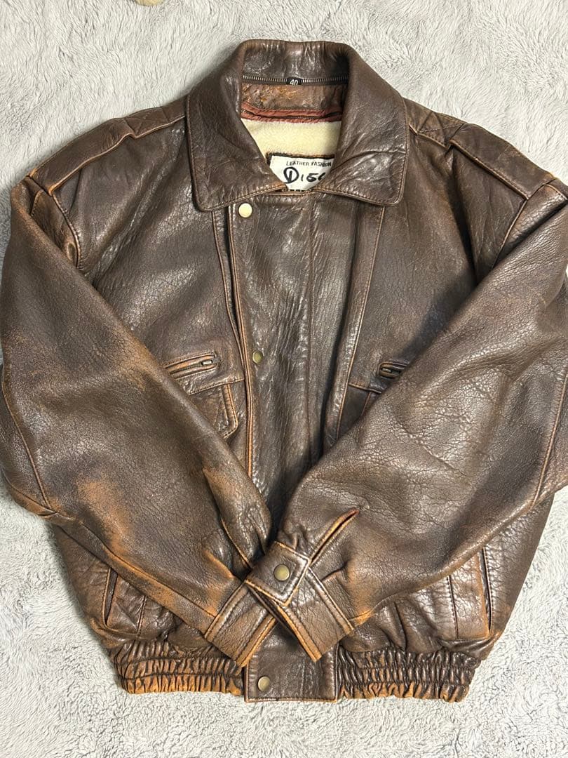 【Vintage】ヴィンテージ G1 A2 レザー フライト ジャケット 40