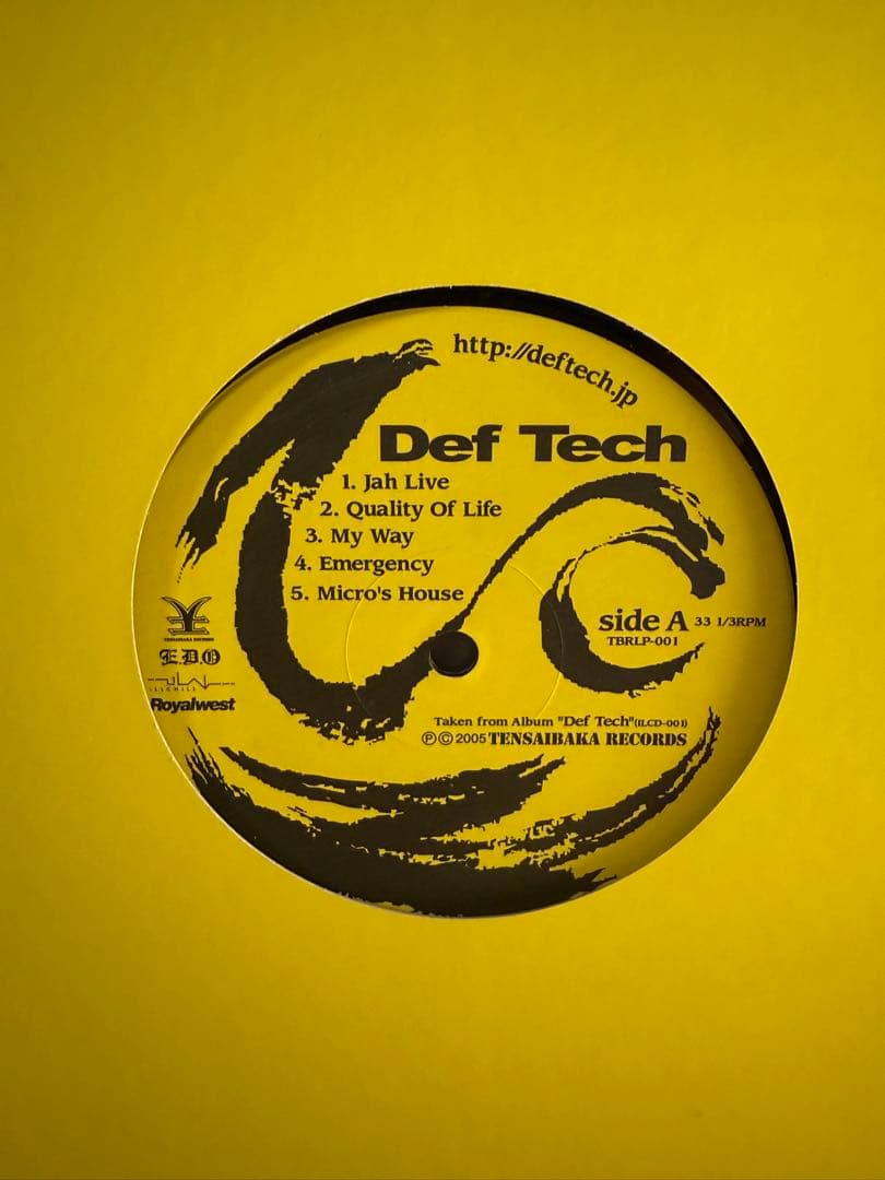 u*8様 Def Tech EPレコード12\"デフテック