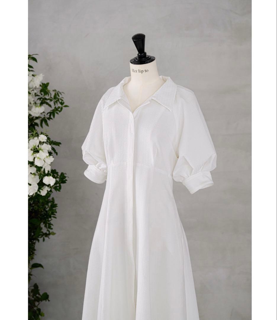 ワンピース Vienna Volume Sleeve Shirt Dress