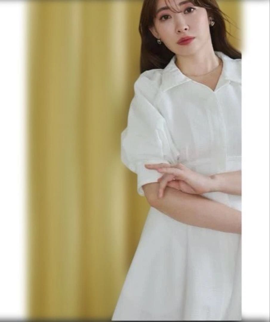 ワンピース Vienna Volume Sleeve Shirt Dress