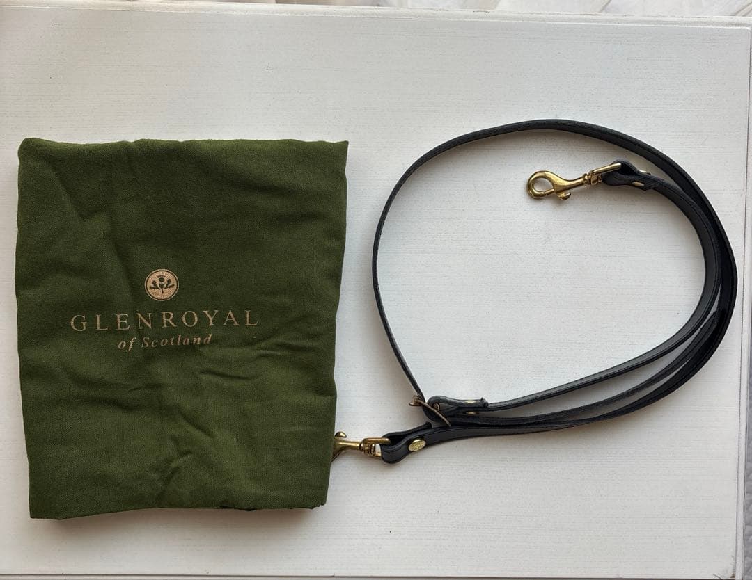 GLEN グレンロイヤル　サッチェルバッグ13インチブラック