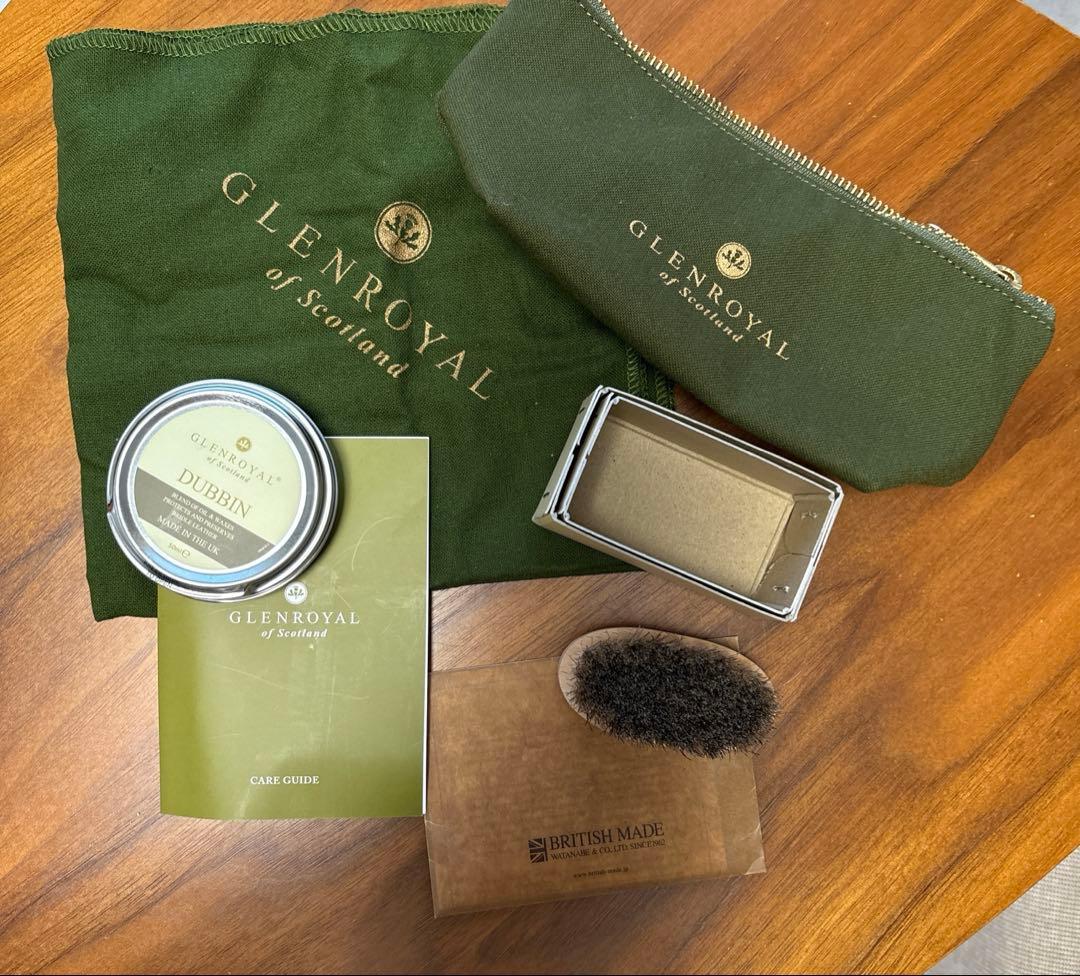 GLEN グレンロイヤル　サッチェルバッグ13インチブラック