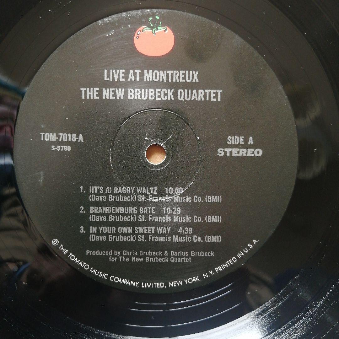 洋楽 NEW BRUBECK QUARTET LIVE AT MONTREUX