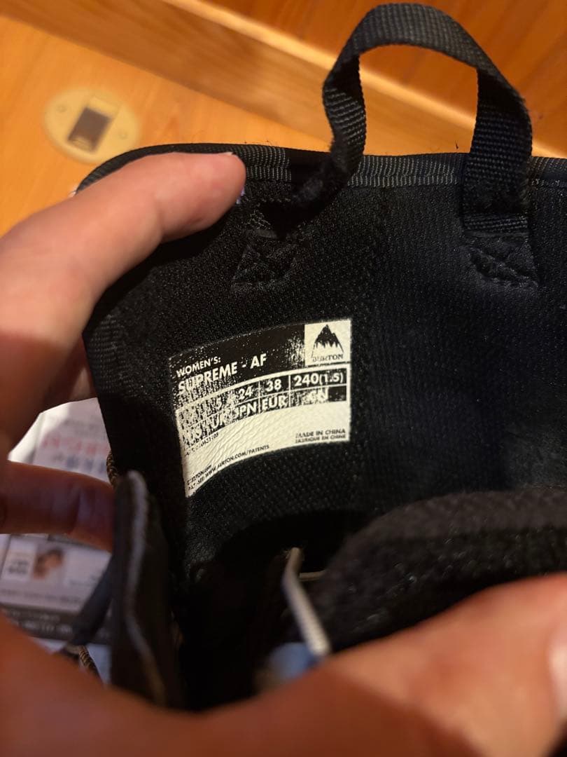 burton スノーボード ブーツ　supreme 24.0 最上級